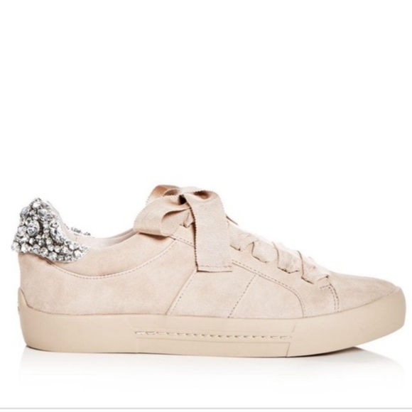 Joie Shoes - Joie Darena Crystal Embellished Sneaker